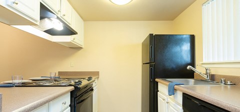 fully equipped kitchens